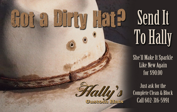 Hally's Custom Cowboy Hat Cleaning Shaping Blocking Arizona